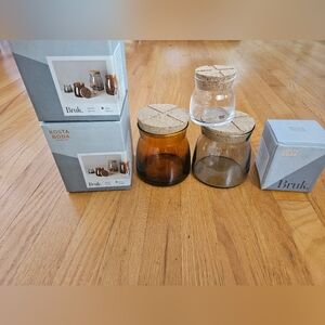 Kosta boda Jars with kork lid